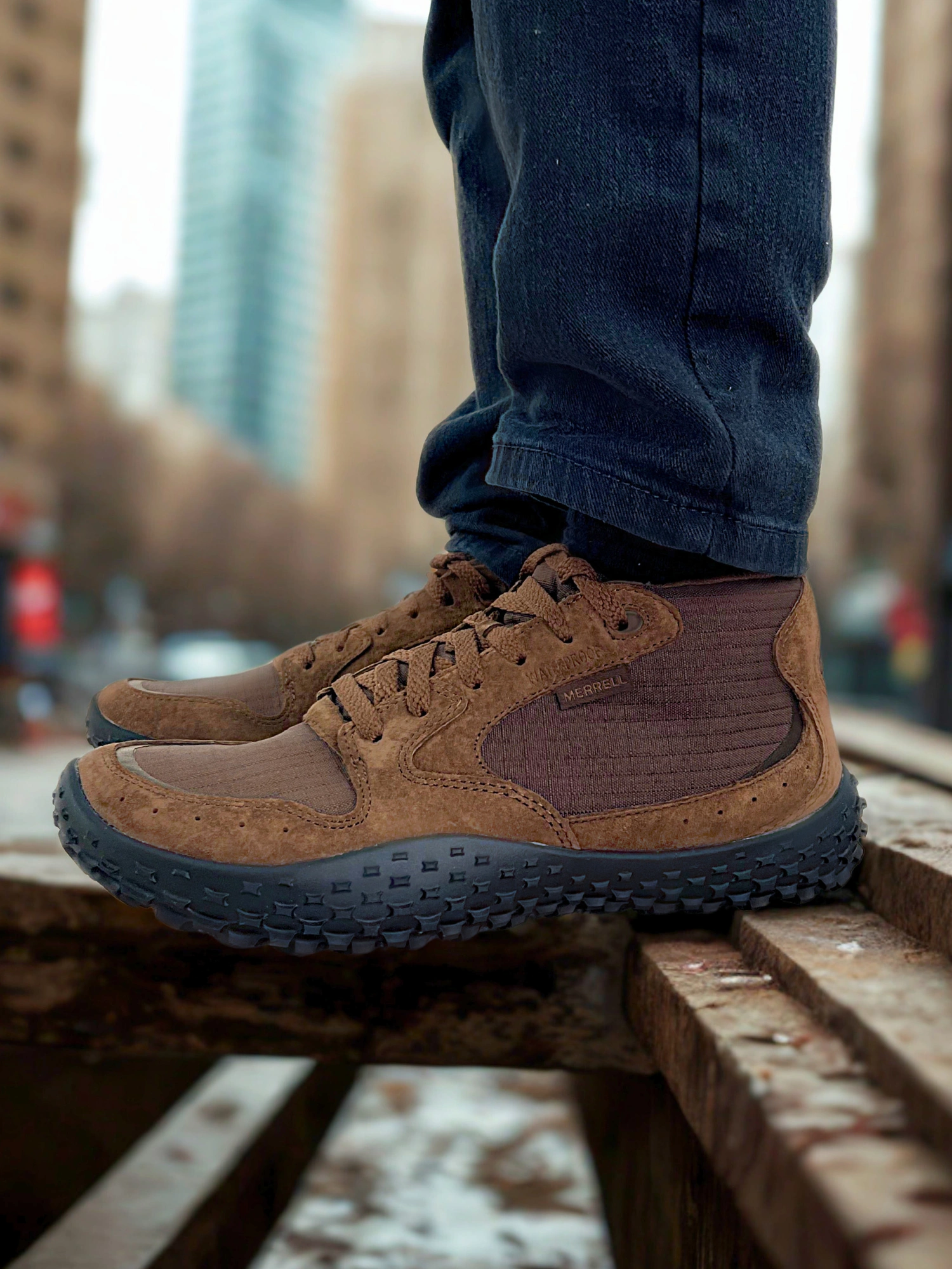 Merrell Wrapt Sneaker Mid Waterproof - Men - Widetoes