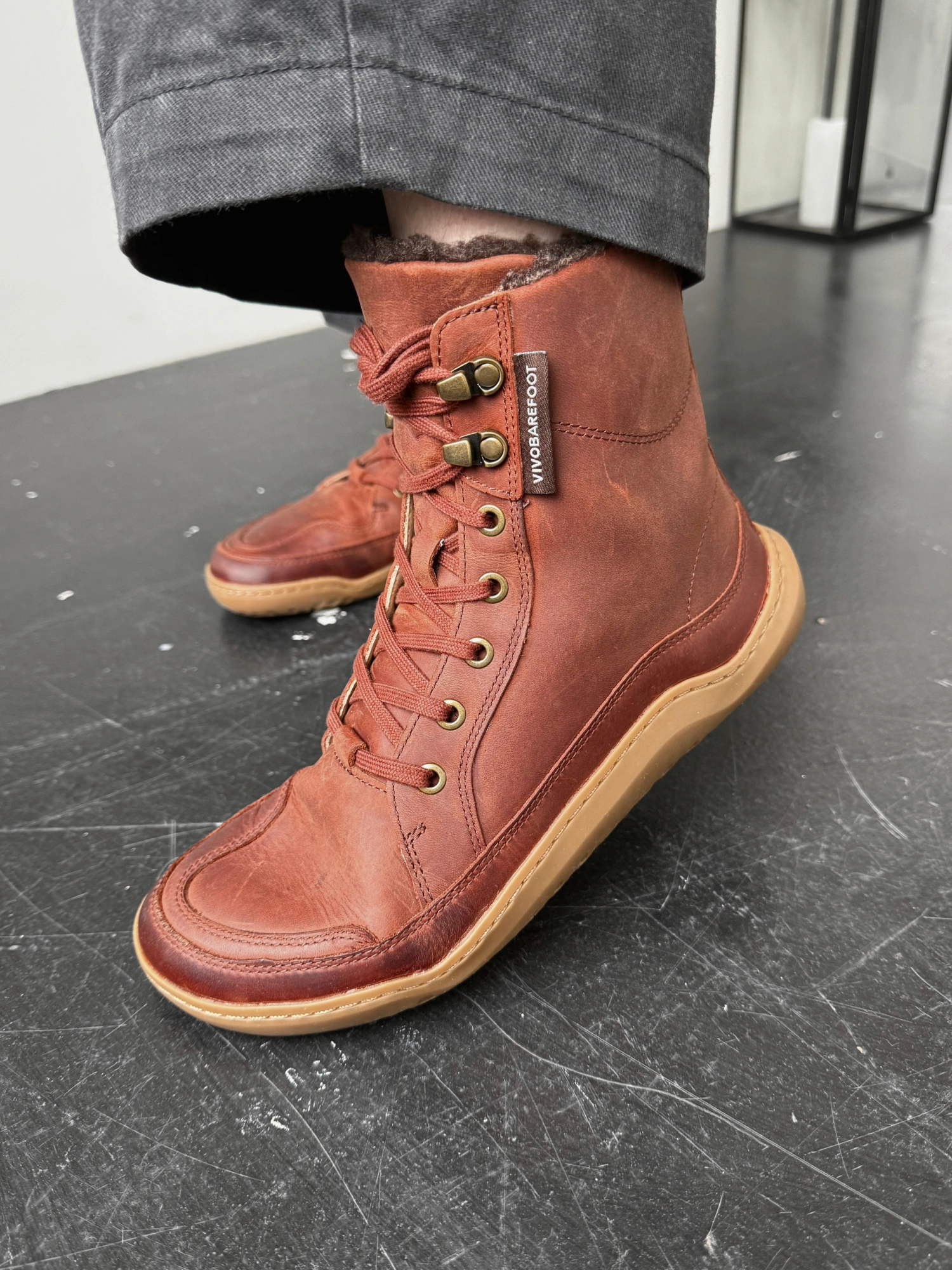 靴 VIVOBAREFOOT GOBI BOOTS Vivobarefoot Gobi Boot Warmlined barefoot shoes - Women - Widetoes