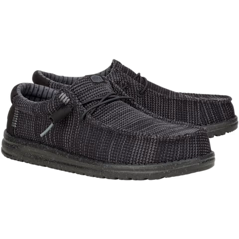Hey Dude Wally Stretch Shoes Men Size 7 Sneakers Black Gray Slip On Low 1_911302_ZM_ALT5.JPG main image 2