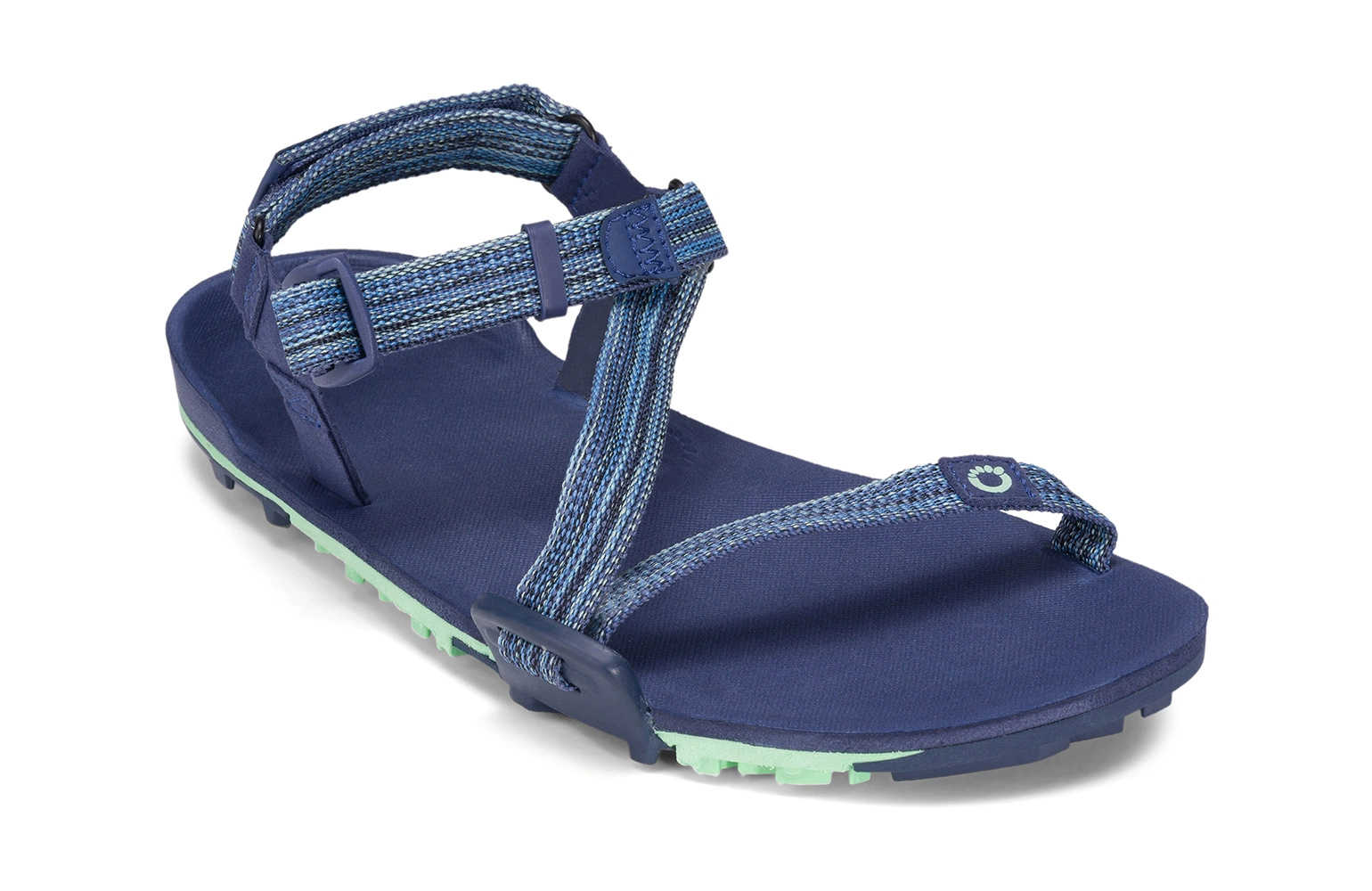 Xero Shoes Z-Trail EV Sandals Mens Blue Hook & Loop Strappy Barefoot 13 A1 Xero Shoes Z-trail EV barefoot sandal for terrain - Women  main image 2