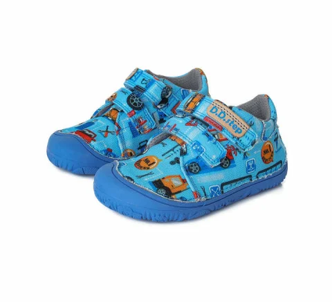 D.D. Step C073-180 tygskor - Barn - Blue/Cars