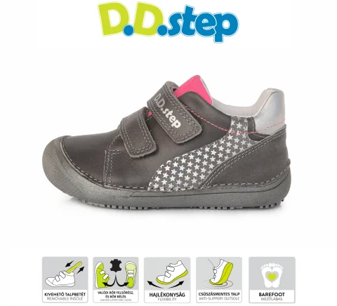 D.D. Step höst och vårsko 063-11B Dark Grey