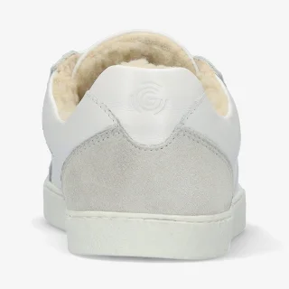 Groundies Universe Fur vinterbarfotasneaker - Unisex - White