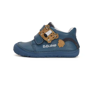 D.D. Step Leather barfotasneaker S073 - Barn - Bermuda Blue S073-41369