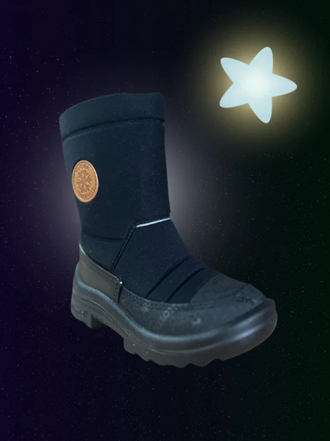 Kuoma Hanki talvikengät - Lasten - Black Widetoes