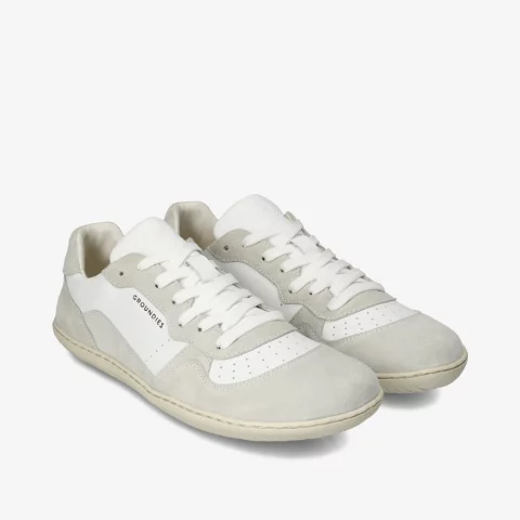 Groundies Nova GO1 Barefoot+ paljasjalkatennarit - Naisten - White/Off-White