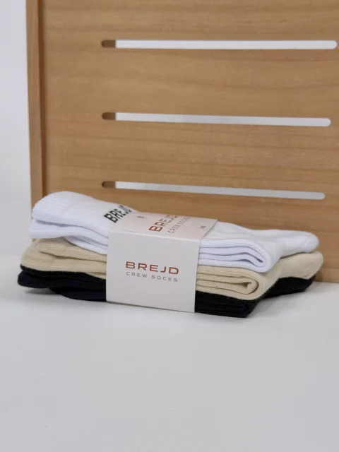 Brejd Crew paljasjalkasukat 3-pack