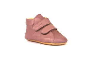 Froddo D-velcro Prewalker babybarfotaskor - Nude pink