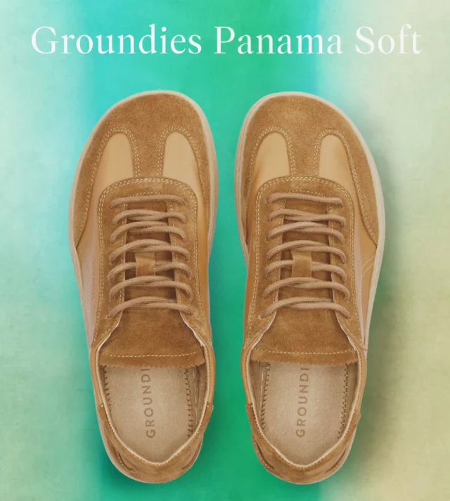 Groundies Panama Soft tennari leveällä varvastilalla